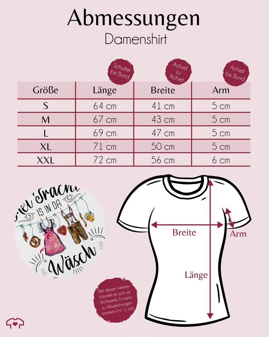 Shirtracer Mei Tracht is in da Wäsch - Wäscheleine Shirts & Mehr Shirtracer Super Sparpreis