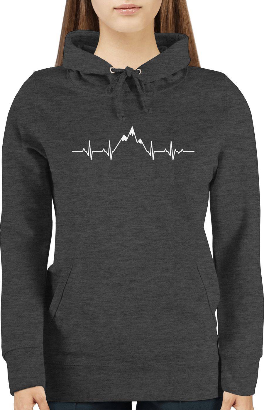 Shirtracer Herzschlag Berge: T-Shirt Gym Bag Shirtracer Kostenlose Rückgabe