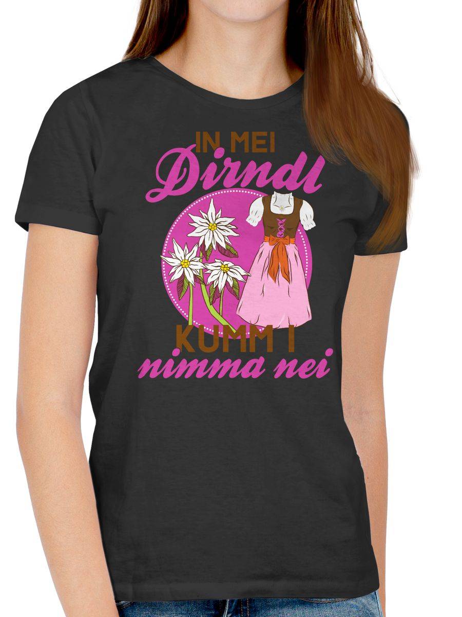 Shirtracer In mei Dirndl kumm I nimma nei - braun fuchsia Shirts & Mehr Shirtracer Letzte 2 Tage