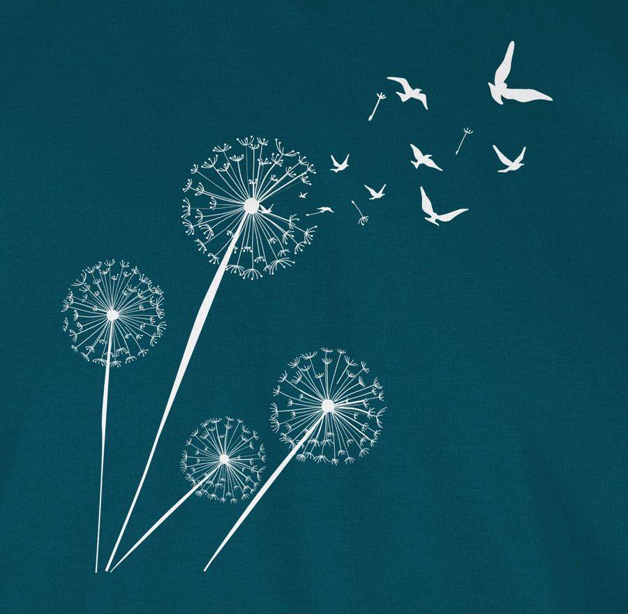 Shirtracer Pusteblume Vögel Shirts & Mehr Shirtracer Letzter Tag