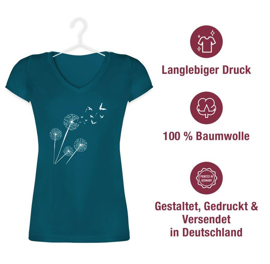 Shirtracer Pusteblume Vögel Shirts & Mehr Shirtracer Letzter Tag