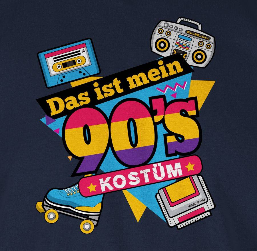 Shirtracer Das ist mein 90er Jahre Kostüm: Tshirt Rucksack Shirtracer Nur noch ein Tag übrig
