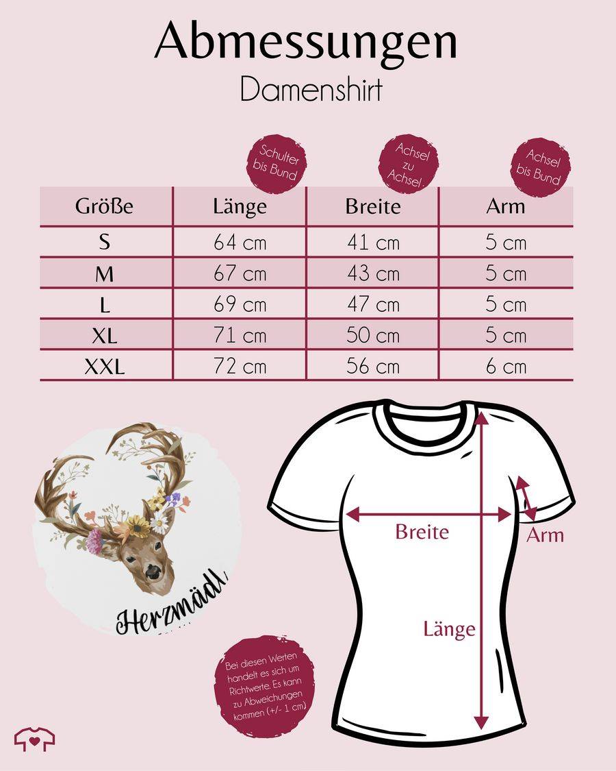 Shirtracer Herzmädl Hirsch Geweih Hirschgeweih Madl Shirts & Mehr Shirtracer Kostenloser Versand international