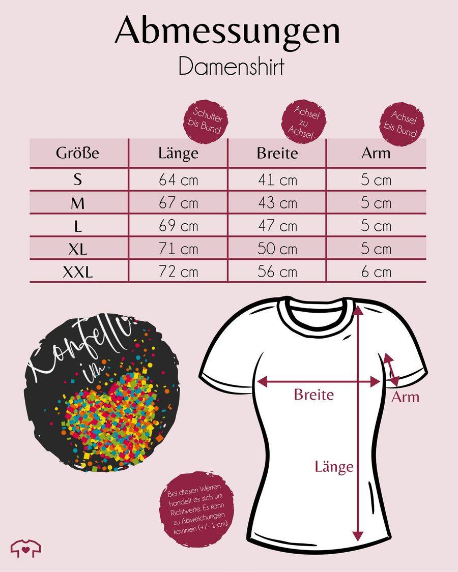 Shirtracer Konfetti im Herzen Kalligrafie - weiß Shirts & Mehr Shirtracer Black Friday Preise