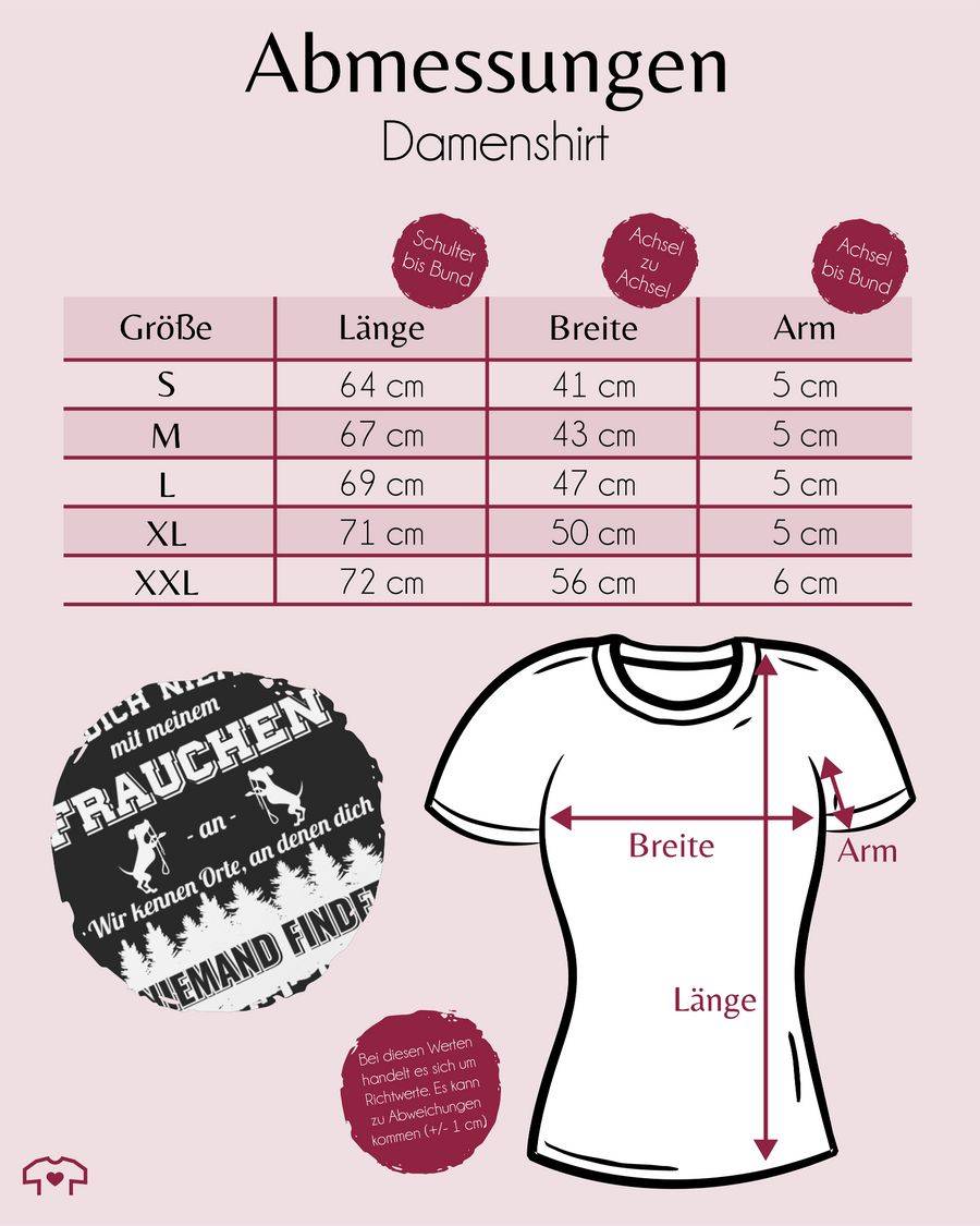 Shirtracer Leg dich niemals mit meinem Frauchen an Shirts & Mehr Shirtracer Verkauf
