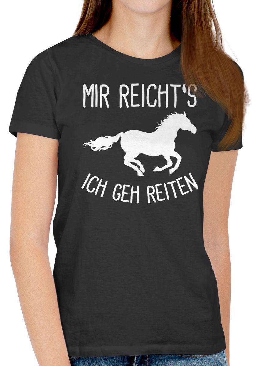 Shirtracer Mir reichts ich geh Reiten mit Pferd: T-Shirt Gym Bag Shirtracer Blitzverkäufe