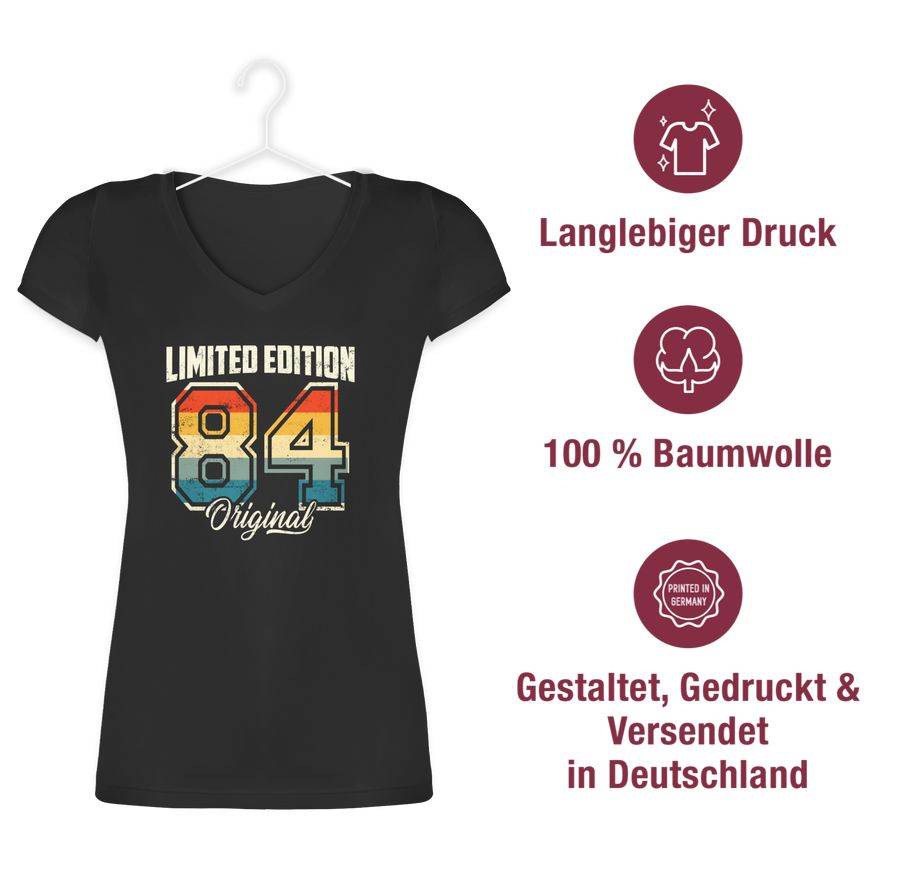 Shirtracer Limited Edition 1984 Original Vierzigster: T-Shirt Turnbeutel Shirtracer Fabrik Onlineshop