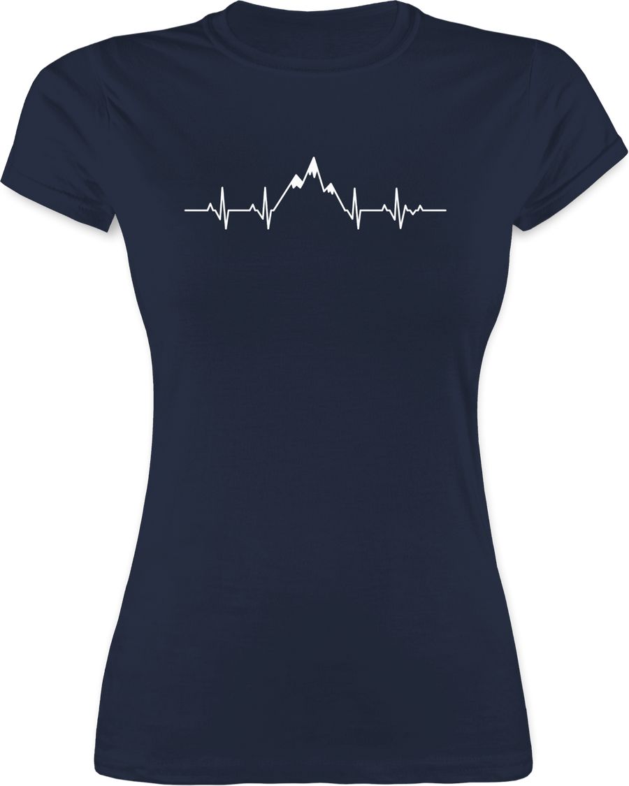 Shirtracer Herzschlag Berge: T-Shirt Gym Bag Shirtracer