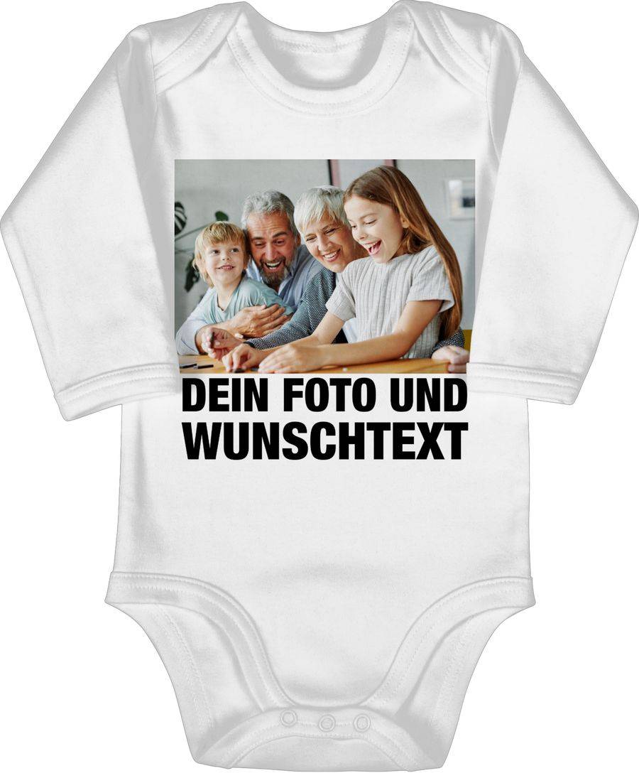 Shirtracer Mit Foto eigenem Bild Text Name Wunschtext Shirts & Mehr Shirtracer