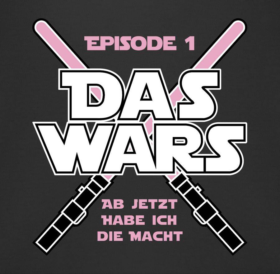 Shirtracer Das Wars Jetzt habe ich die Macht Mädchen: Tshirt Rucksack Shirtracer Lagerräumung