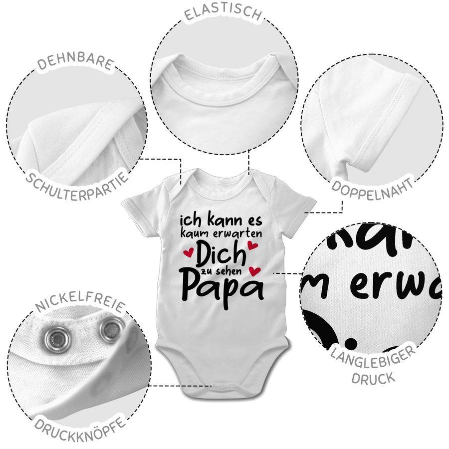 Shirtracer Ich kann es kaum erwarten dich zu sehen Papa Shirts & Mehr Shirtracer Online Outlet