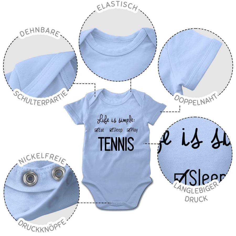 Shirtracer Life is simple Tennis Shirts & Mehr Shirtracer Zeitlich begrenztes Angebot