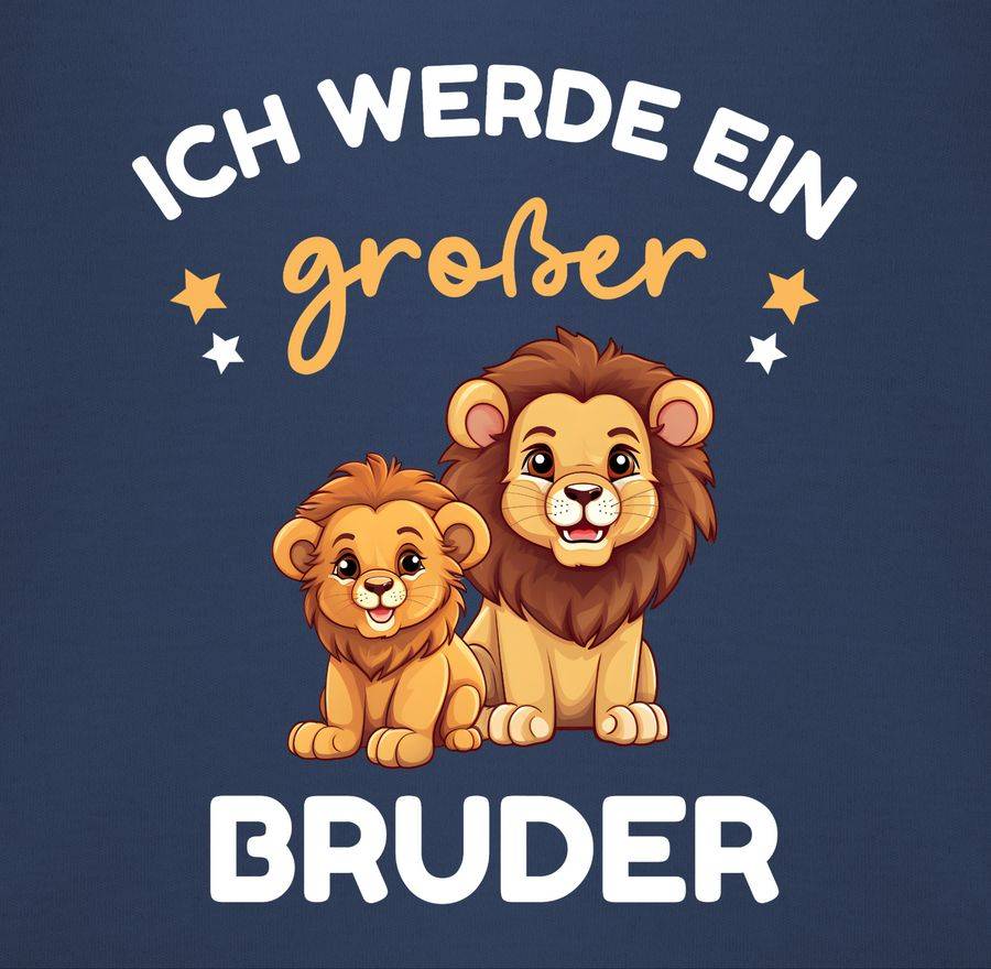 Shirtracer Ich werde großer Bruder Geschenk Löwen Shirts & Mehr Shirtracer Neuheiten