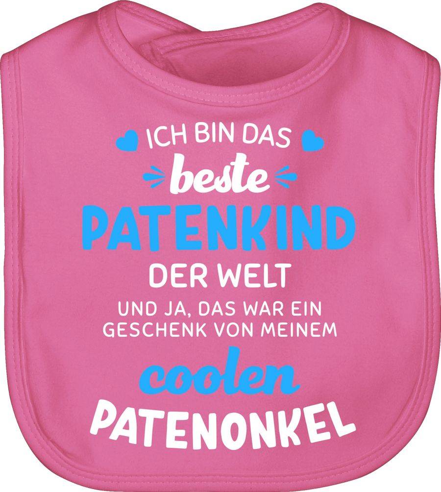 Shirtracer Ich bin das beste Patenkind der Welt weiß/blau Shirts & Mehr Shirtracer