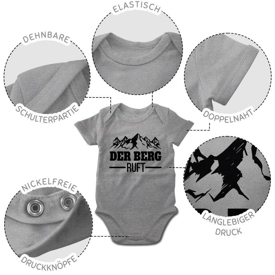 Shirtracer Der Berg ruft - schwarz: T-Shirt Rucksack Shirtracer Tägliche Deals