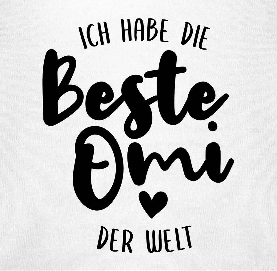 Shirtracer Ich habe die beste Omi der Welt schwarz: T-Shirt Gym Bag Shirtracer Sonderangebot der Fabrik