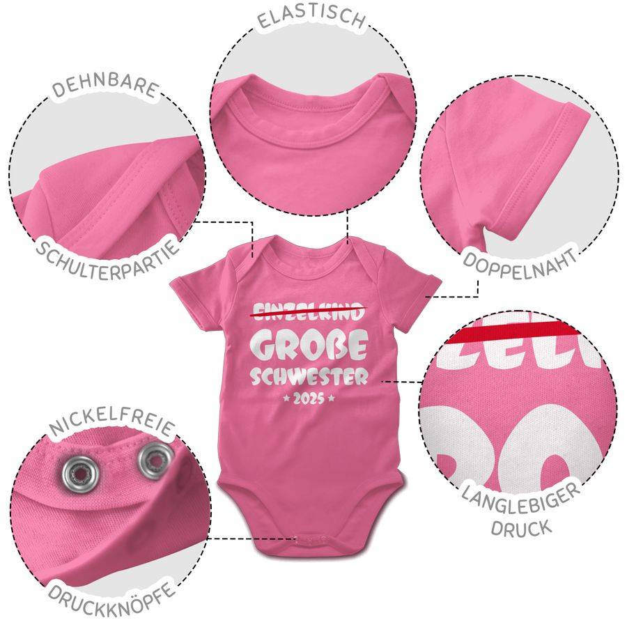 Shirtracer Einzelkind Große Schwester 2025 Shirts & Mehr Shirtracer Discount Store für neue Produkte