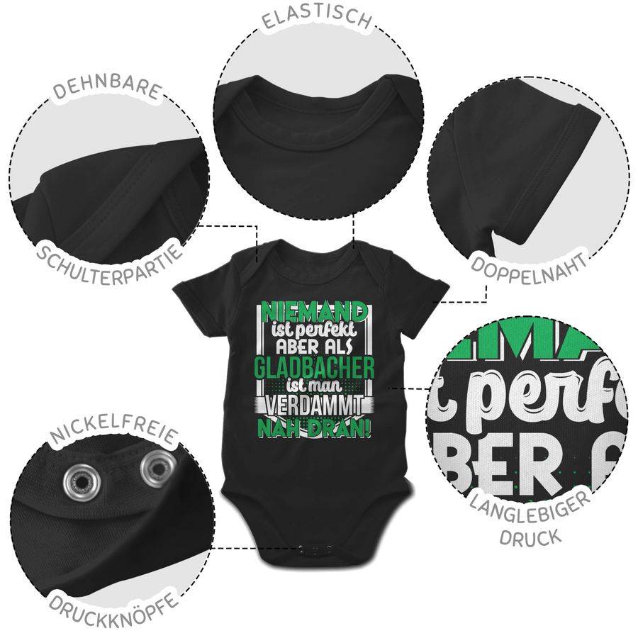 Shirtracer Niemand ist perfekt Gladbacher Shirts & Mehr Shirtracer Begrenzt auf 3 Tage