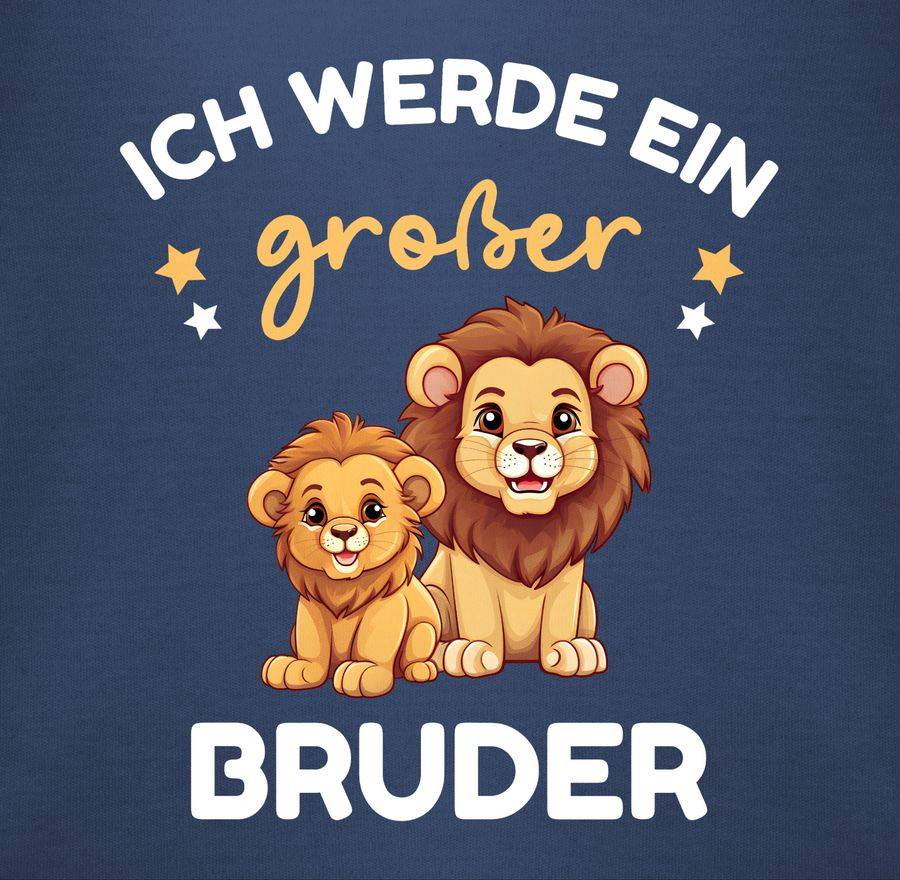 Shirtracer Ich werde großer Bruder Geschenk Löwen Shirts & Mehr Shirtracer Black Friday Preise