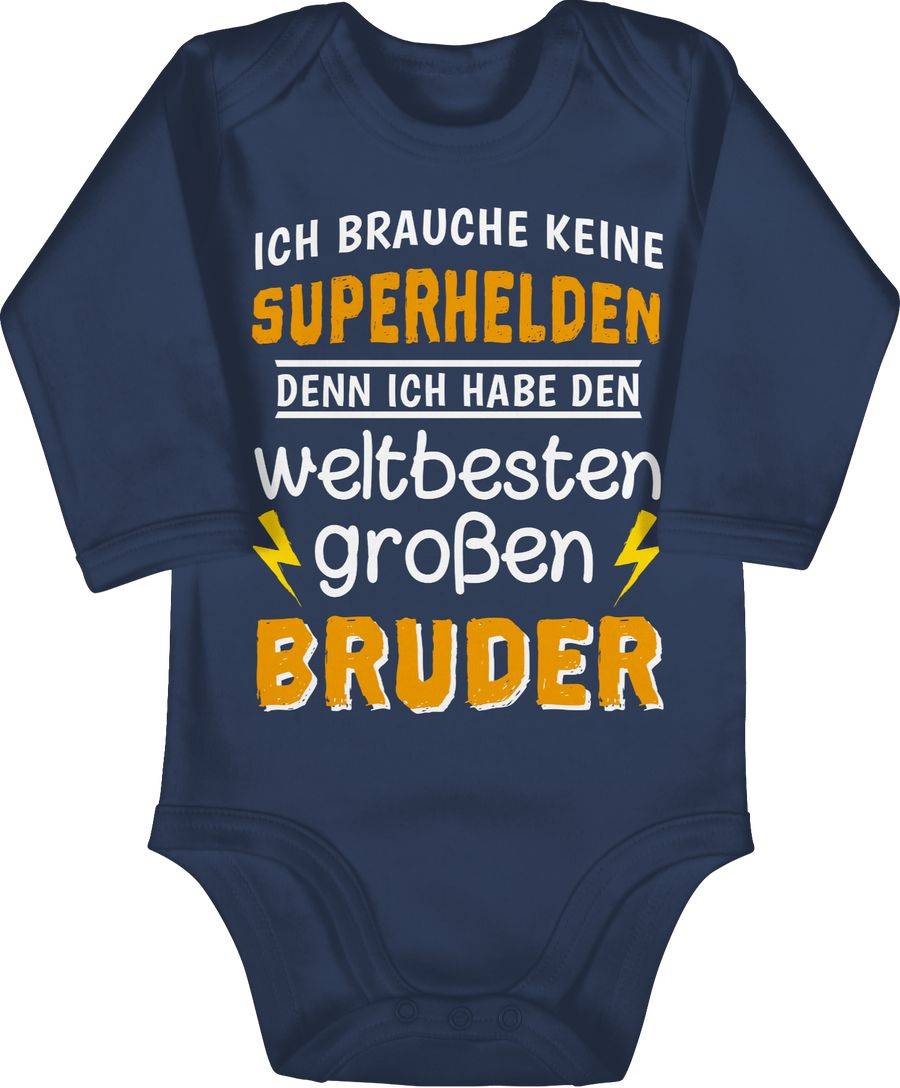 Shirtracer Ich habe den weltbesten großen Bruder: Tshirt Turnbeutel Shirtracer