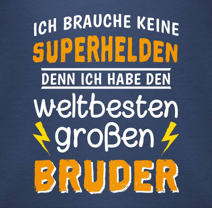 Shirtracer Ich habe den weltbesten großen Bruder: Tshirt Turnbeutel Shirtracer zollfrei