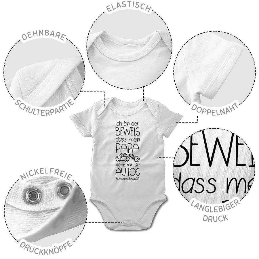 Shirtracer Ich bin der Beweis dass mein Papa nicht nur an Autos herumschraubt: T-Shirt Turn Shirtracer 50% Rabatt für begrenzte Zeit