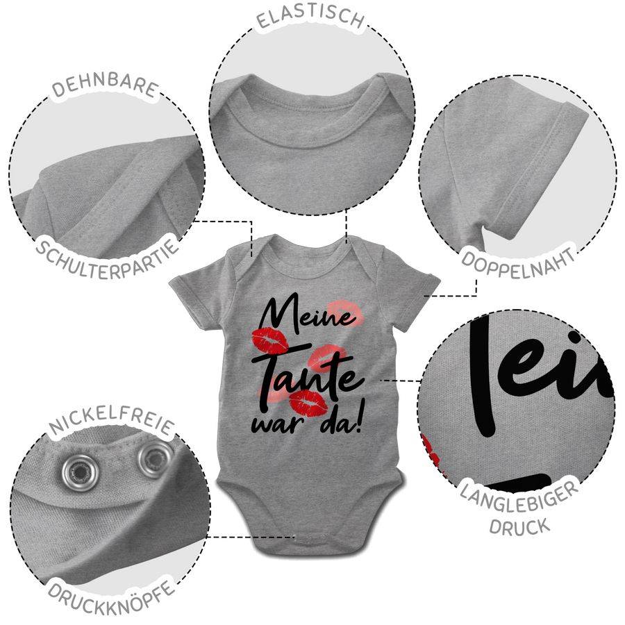 Shirtracer Meine Tante war da - schwarz Shirts & Mehr Shirtracer im Angebot