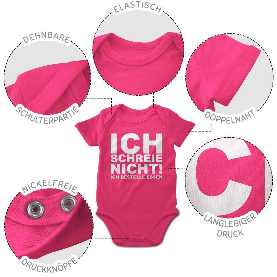 Shirtracer Ich schreie nicht, ich bestelle Essen!: T-Shirt Rucksack Shirtracer Fabrik Onlineshop