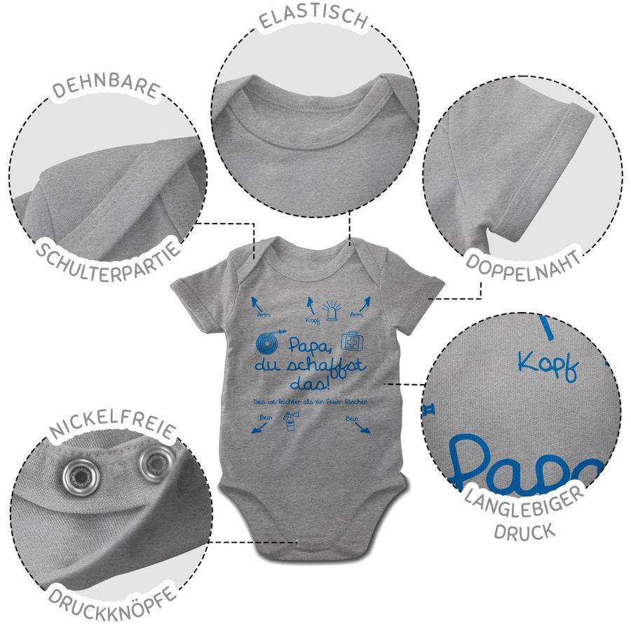 Shirtracer Papa du schaffst das Feuerwehr Junge Shirts & Mehr Shirtracer Sonderangebot