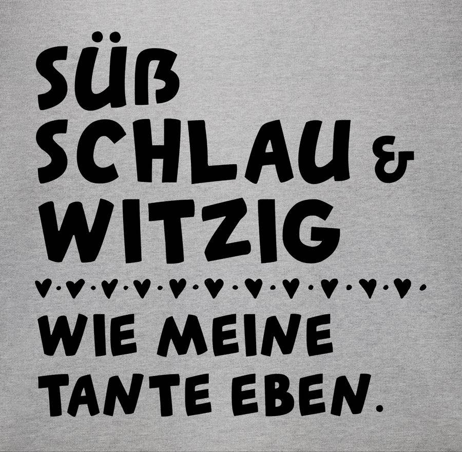 Shirtracer Süß schlau und witzig - wie meine Tante eben - Schwarz: T-Shirt Turnbeutel Shirtracer Flash Sale