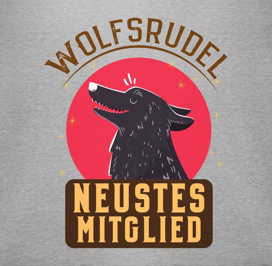 Shirtracer Wolfsrudel Neustes Mitglied: Tshirt Gym Bag Shirtracer Exklusivangebot