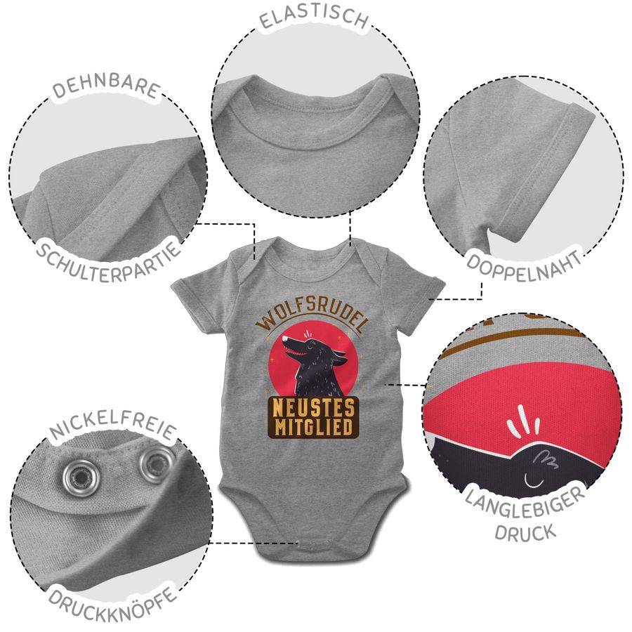 Shirtracer Wolfsrudel Neustes Mitglied: Tshirt Gym Bag Shirtracer Exklusivangebot