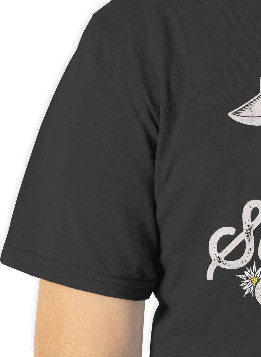 Shirtracer Servus Totenkopf Bayern Edelweiß Trachten Bayrisch Tirol Bavaria: T-Shirt Turnbe Shirtracer Valentinstagsangebot