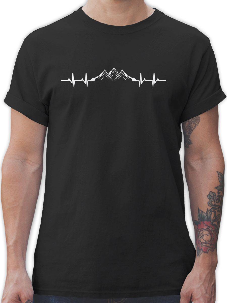 Shirtracer Berge Herzschlag Shirts & Mehr Shirtracer Lagerräumung
