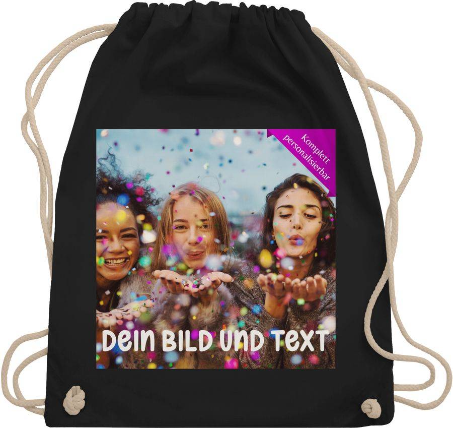 Shirtracer Fotogeschenk: T-Shirt Gym Bag Shirtracer