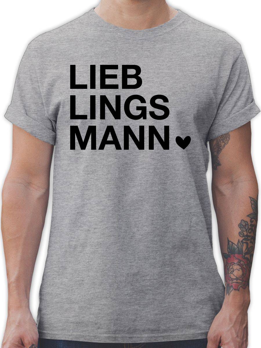 Shirtracer Lieblingsmann Geschenk Valentinstag für Ihn Valentinstagsgeschenk Männer Weihnac Shirtracer