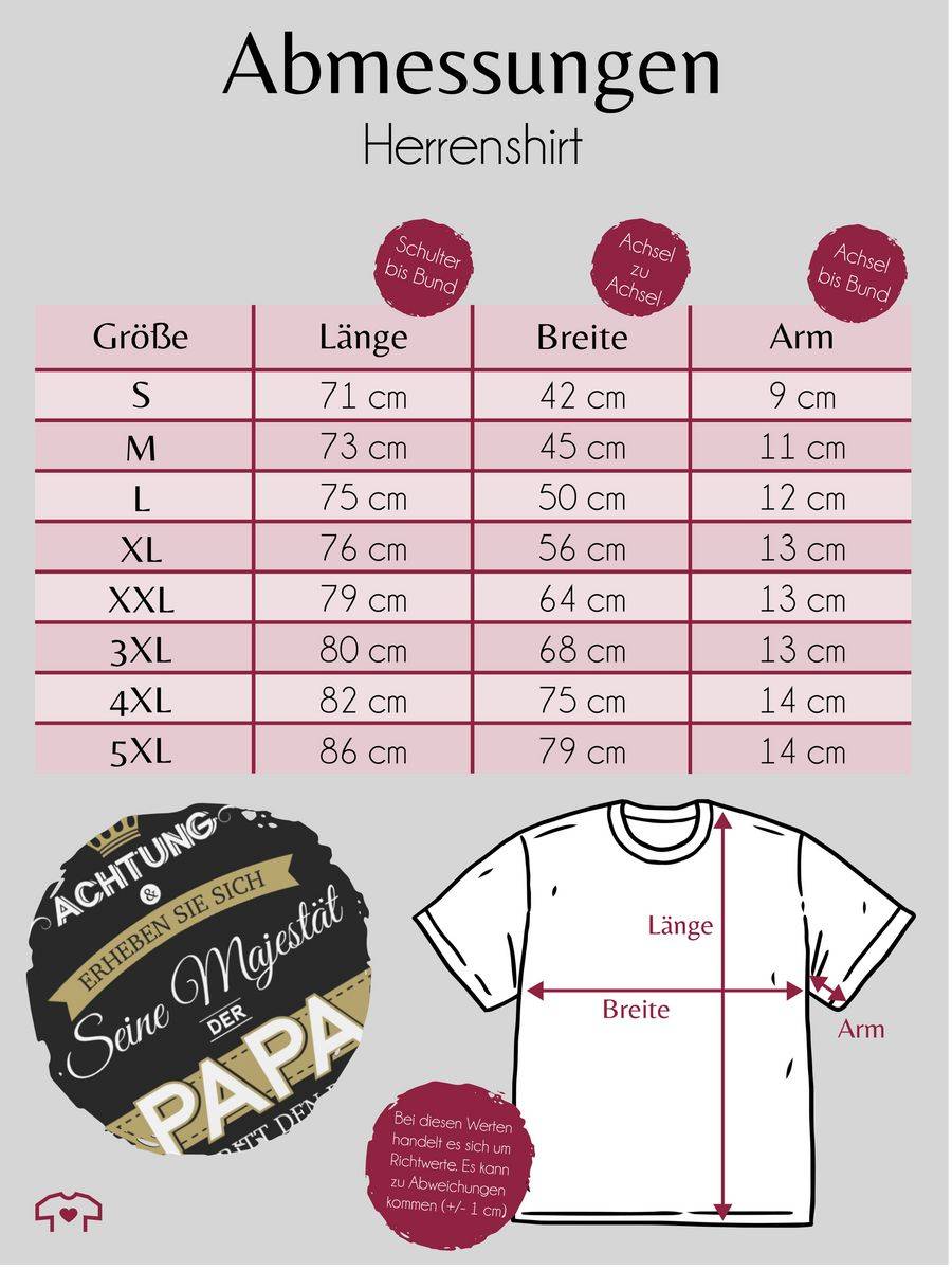 Shirtracer Seine Majestät der Papa Shirts & Mehr Shirtracer Große Rabatte