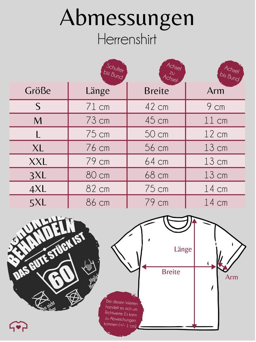 Shirtracer Schonend behandeln das gute Stück ist sechzig - weiß Shirts & Mehr Shirtracer Riesige Ersparnisse