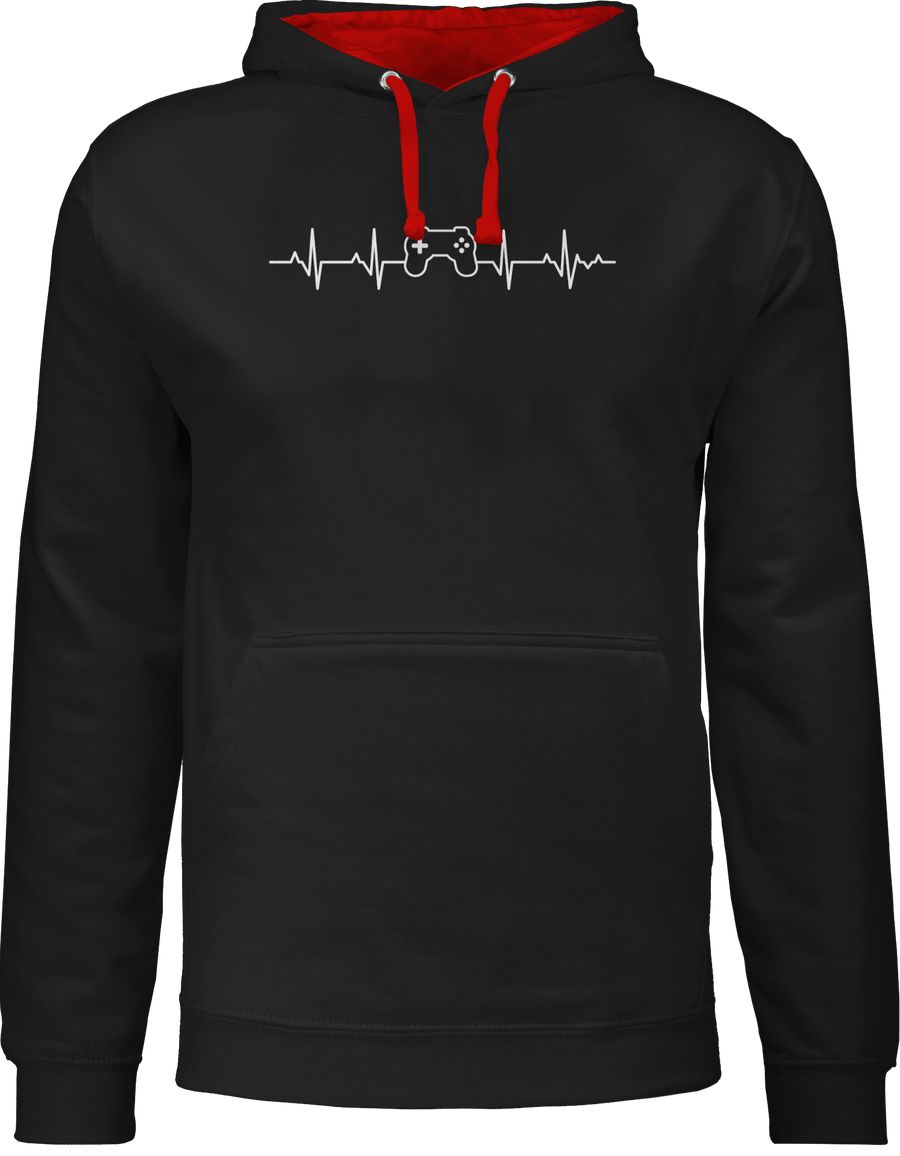 Shirtracer Herzschlag Gaming Controller Shirts & Mehr Shirtracer