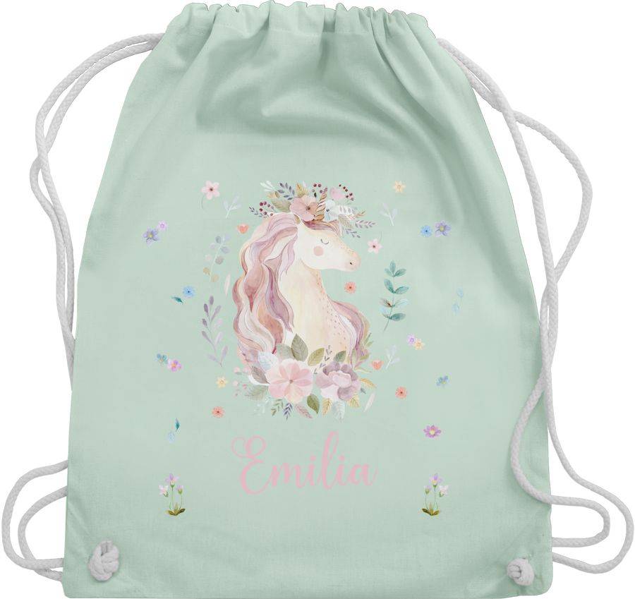 Shirtracer Einhorn Geschenke mit Name: T-Shirt Rucksack Shirtracer Bis zu 65% Rabatt