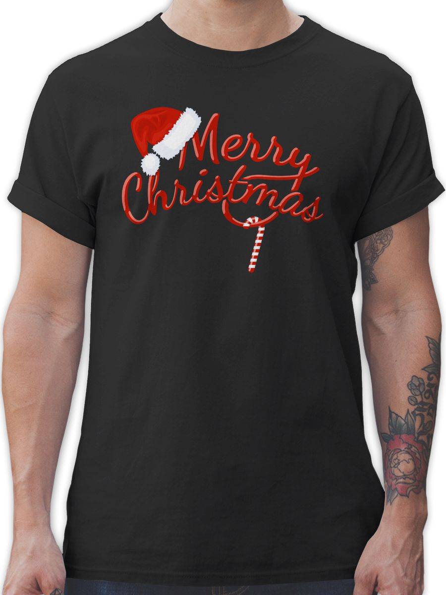 Shirtracer Merry Christmas Zuckerstange: T-Shirt Gym Bag Shirtracer