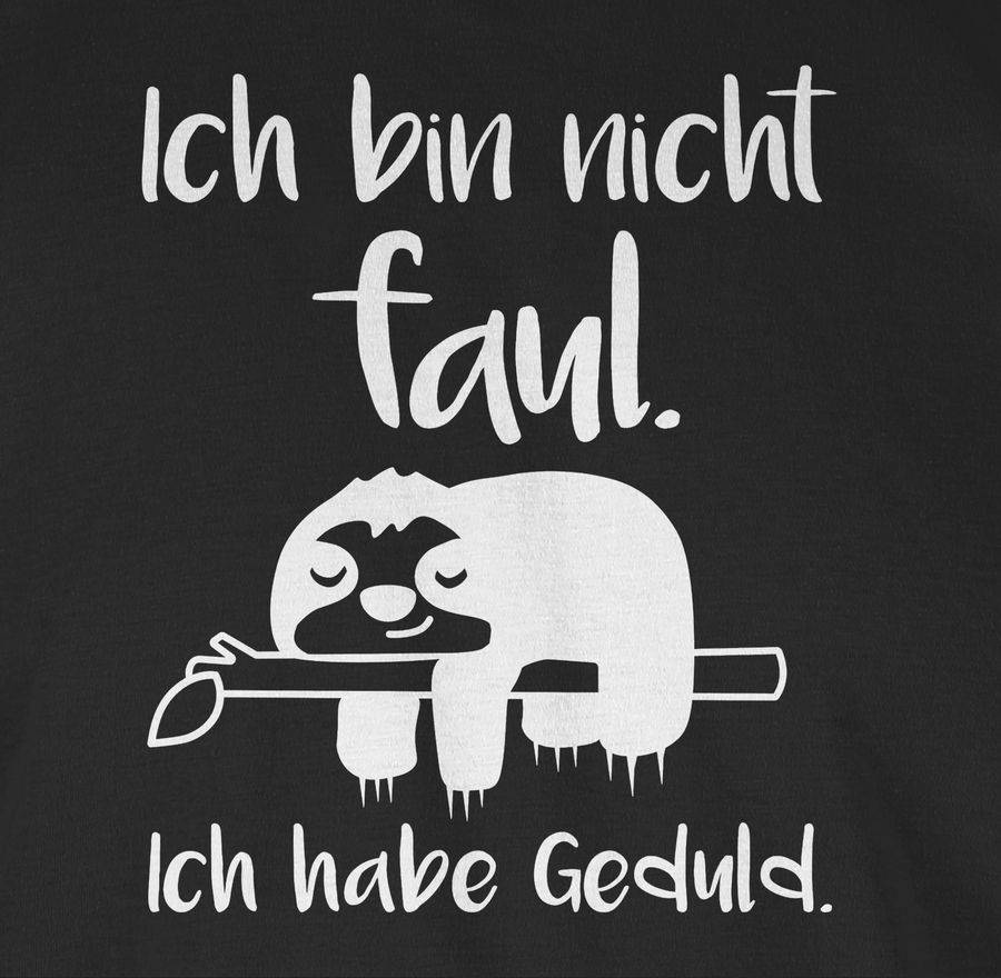 Shirtracer Ich bin nicht faul weiß Shirts & Mehr Shirtracer Verkauf