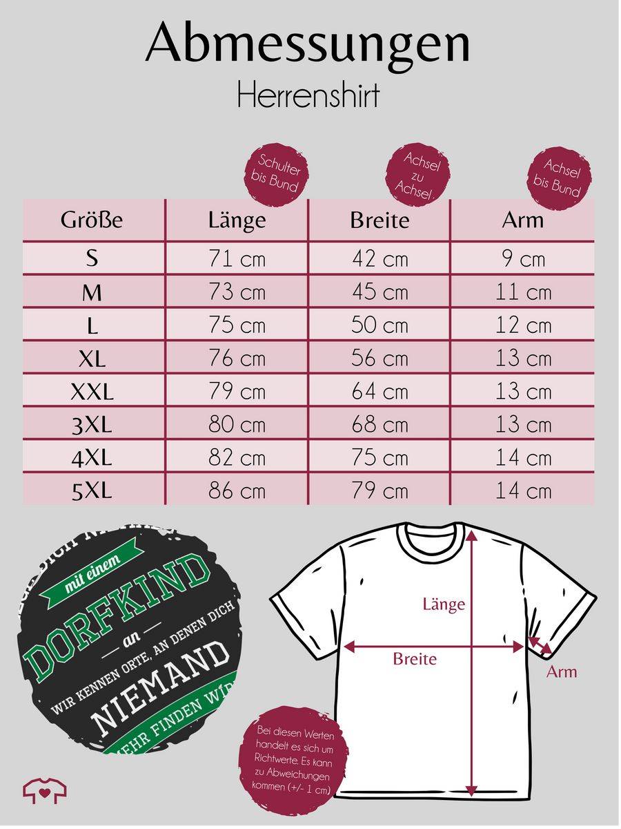 Shirtracer Lege dich niemals mit einem Dorfkind an: T-Shirt Turnbeutel Shirtracer Schlussverkauf