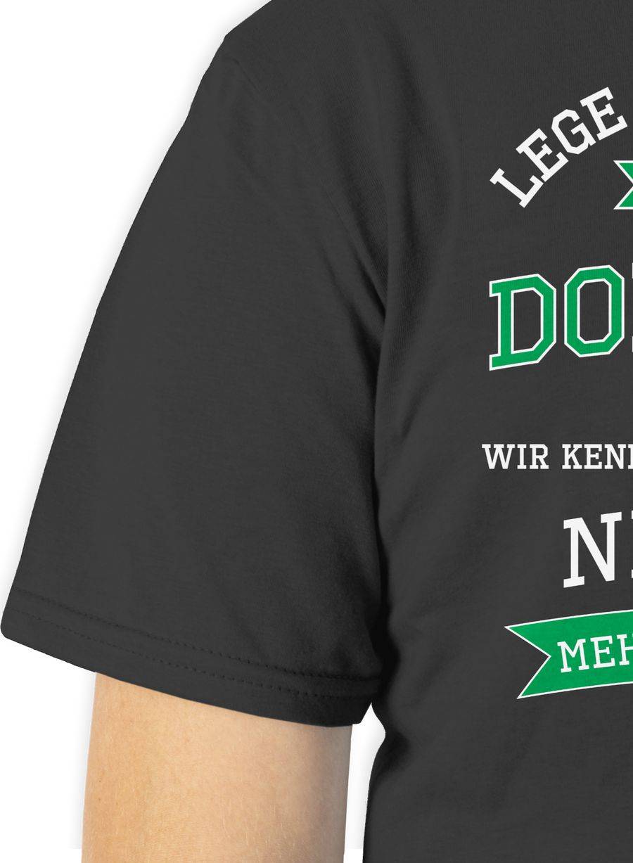 Shirtracer Lege dich niemals mit einem Dorfkind an: T-Shirt Turnbeutel Shirtracer Schlussverkauf