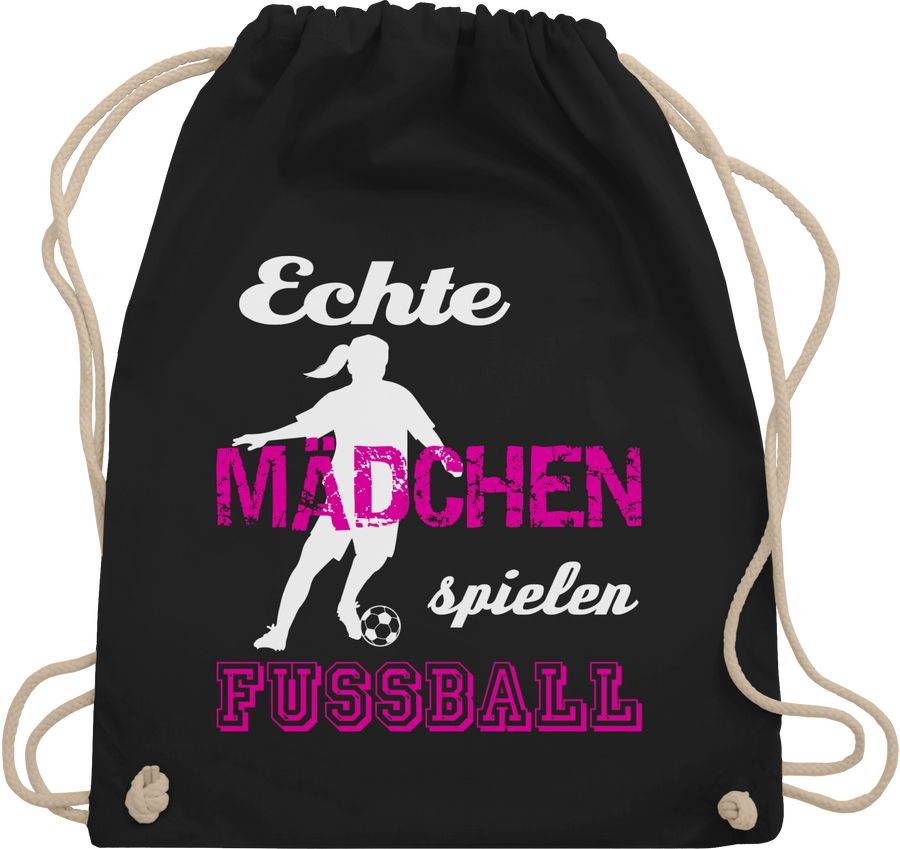 Shirtracer Echte Mädchen spielen Fußball weiß Shirts & Mehr Shirtracer Fabrikverkauf