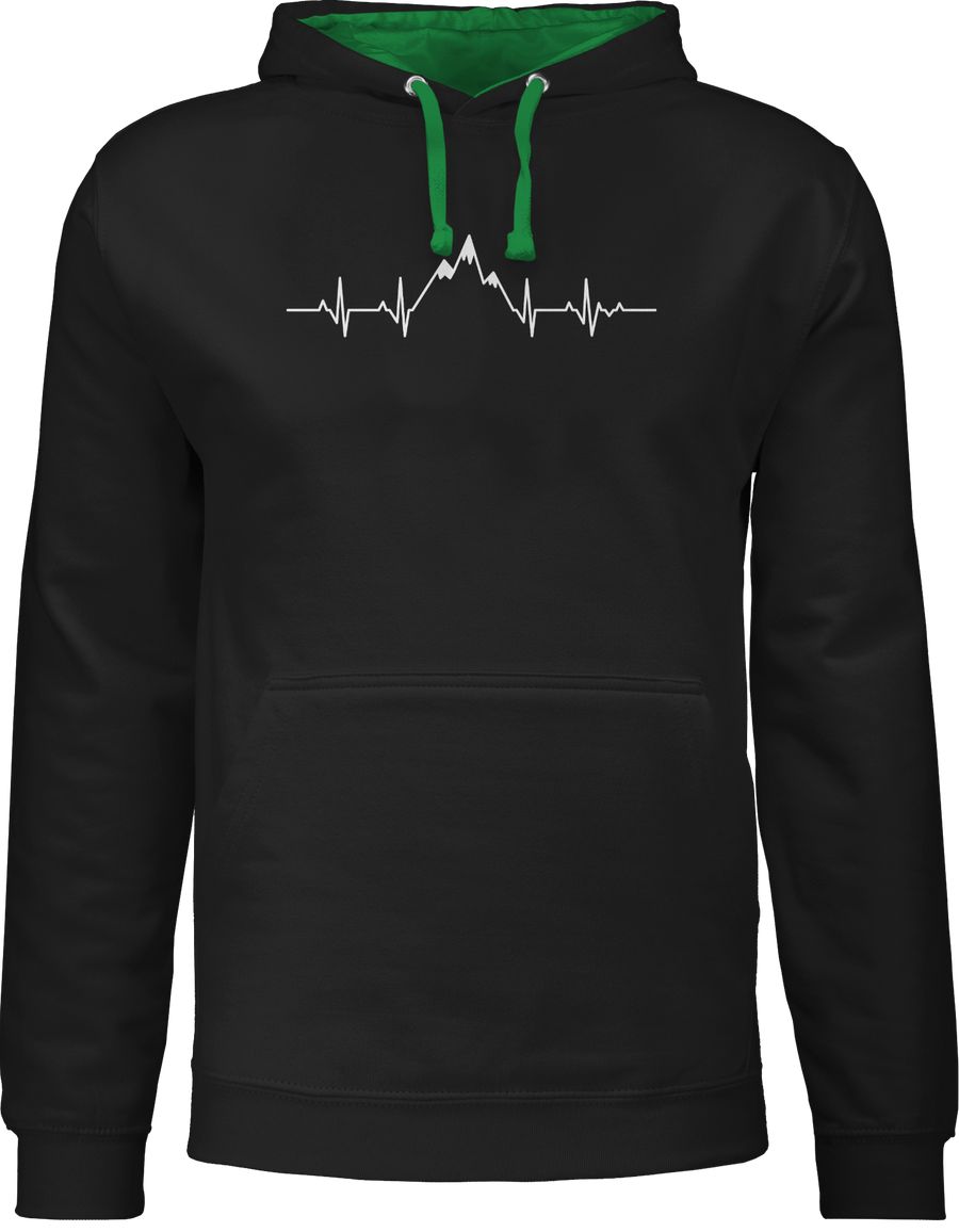 Shirtracer Herzschlag Berge: T-Shirt Gym Bag Shirtracer