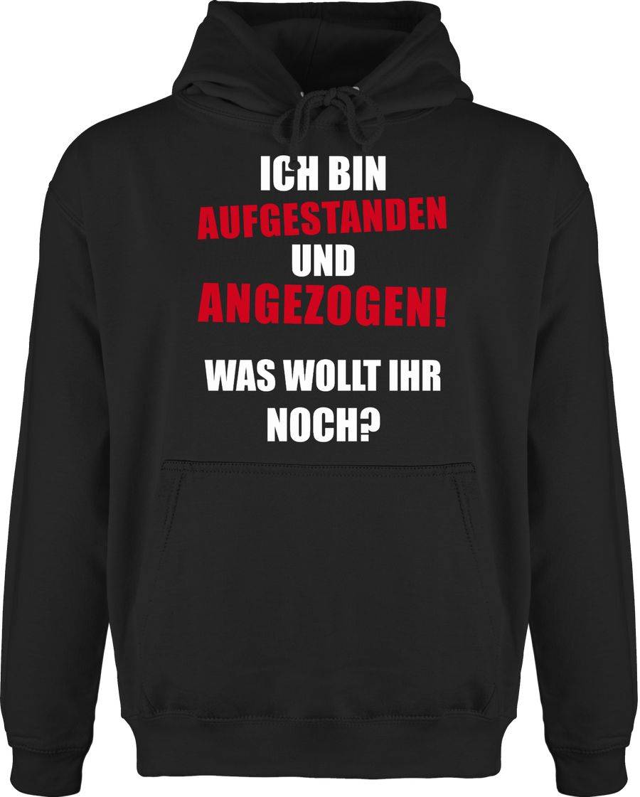 Shirtracer Ich bin aufgestanden und angezogen: Tshirt Rucksack Shirtracer