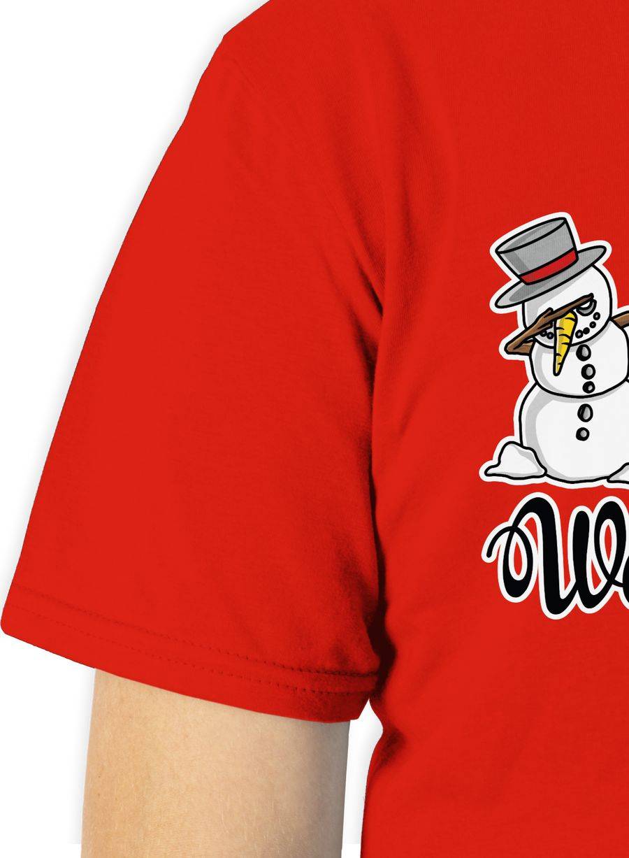 Shirtracer Frohe Weihnachten mit Dabbing Figuren - weiß: Tshirt Gym Bag Shirtracer Kostenloser Versand