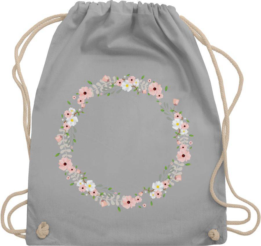 Shirtracer Blumenkranz: T-Shirt Turnbeutel Shirtracer