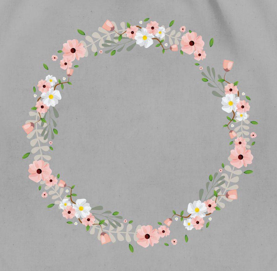 Shirtracer Blumenkranz: T-Shirt Turnbeutel Shirtracer Sonderangebot